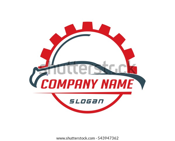 Car Gear Logo Stock Vector Royalty Free 543947362