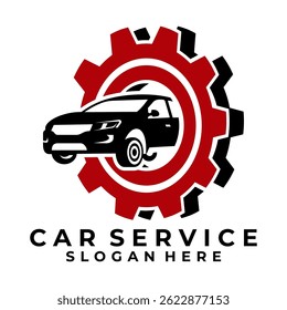 Car Gear logo design icon template. Auto mobile logo design template