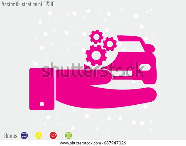 car,\
gear, maintenance, icon, vector illustration\
eps10\
