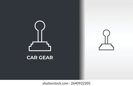 Car Gear Vector, Icon Or Logo Sign Isolated Symbol Illustration