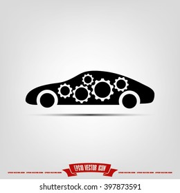 Car Gears Icon.