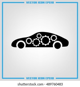 Car Gears Icon.