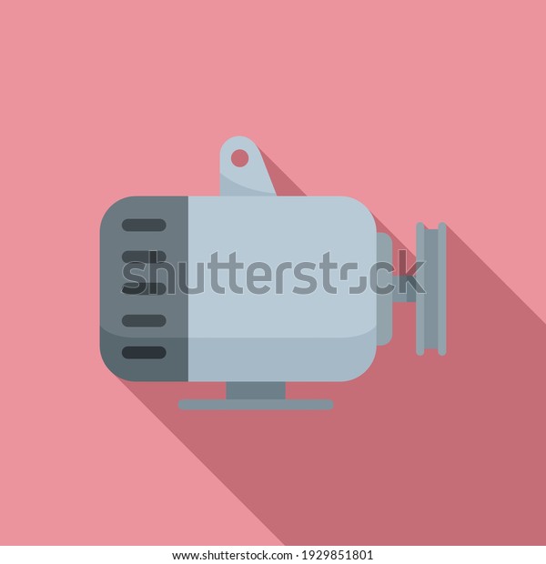 Car generator icon. Flat illustration of car\
generator vector icon for web\
design
