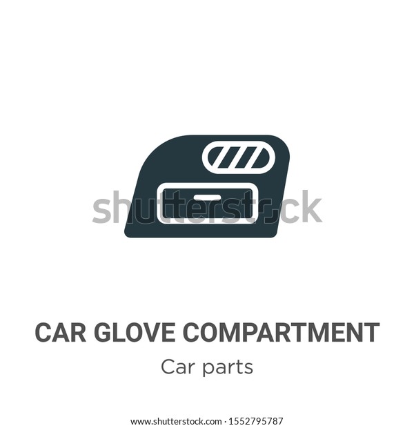 Car glove\
compartment vector icon on white background. Flat vector car glove\
compartment icon symbol sign from modern car parts collection for\
mobile concept and web apps\
design.