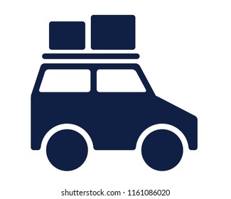 car glyph icon , designed for web and app