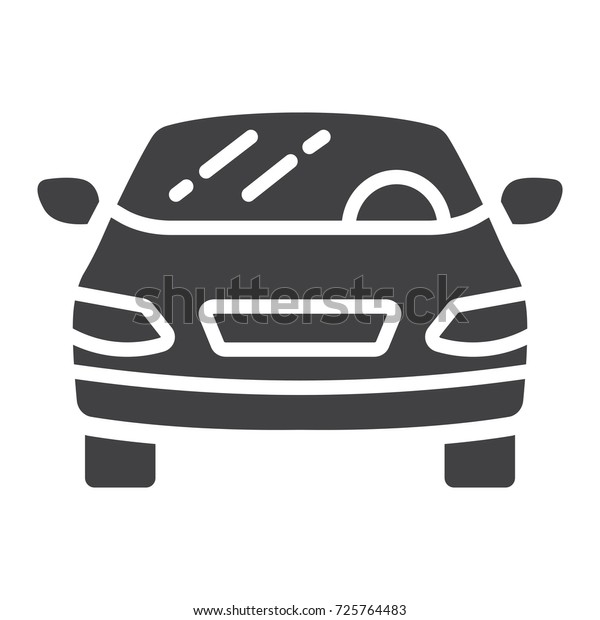 Car glyph\
icon, transport and automobile, sedan sign vector graphics, a solid\
pattern on a white background, eps\
10.