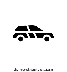car glyph vector icon - ui icon vector