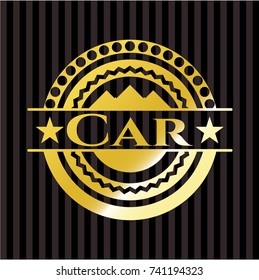 Car gold badge