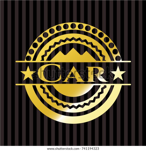 Car gold\
badge