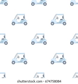 Car for golf.Golf club single icon in cartoon style vector symbol stock illustration web.