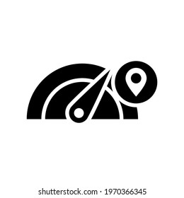 car gps icon or logo isolated sign symbol vector illustration - high quality black style vector icons
