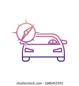 car gps nolan icon. Simple thin line, outline vector of Cars service and repair parts icons for ui and ux, website or mobile application