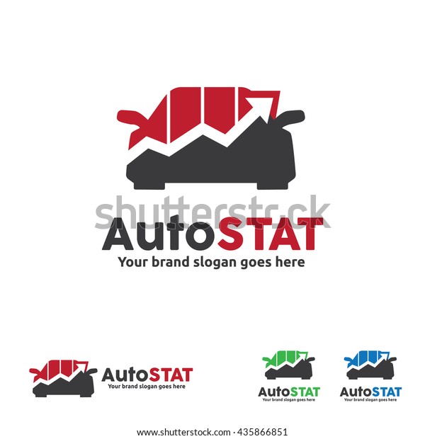 Car Graph Logo, Automobile Trend vector, Car\
Statistic Illustration