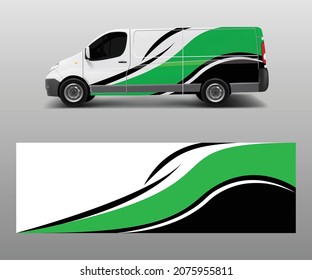 car graphic abstract stripe designs vector. abstract lines design concept for truck and vehicles van graphics vinyl wrap