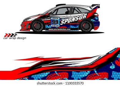
car graphic background vector. abstract racing livery design for vehicle vinyl wrap 
