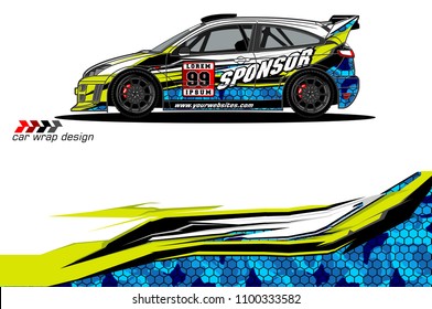
car graphic background vector. abstract racing livery design for vehicle vinyl wrap 
