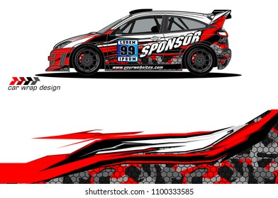 
car graphic background vector. abstract racing livery design for vehicle vinyl wrap 
