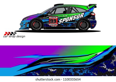 
car graphic background vector. abstract racing livery design for vehicle vinyl wrap 
