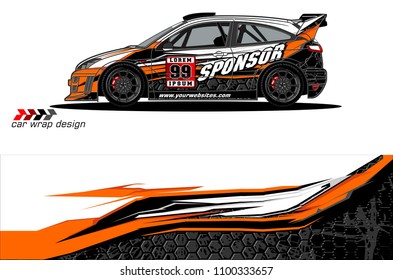 
car graphic background vector. abstract racing livery design for vehicle vinyl wrap 
