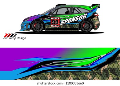 
car graphic background vector. abstract racing livery design for vehicle vinyl wrap 
