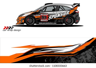 
car graphic background vector. abstract racing livery design for vehicle vinyl wrap 
