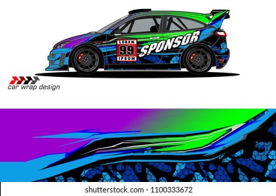 
car graphic background vector. abstract racing livery design for vehicle vinyl wrap 
