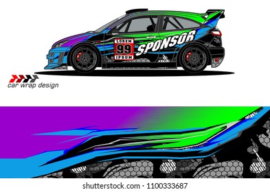 
car graphic background vector. abstract racing livery design for vehicle vinyl wrap 

