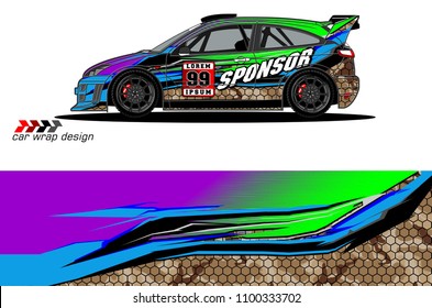 
car graphic background vector. abstract racing livery design for vehicle vinyl wrap 
