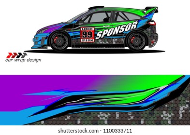 
car graphic background vector. abstract racing livery design for vehicle vinyl wrap 
