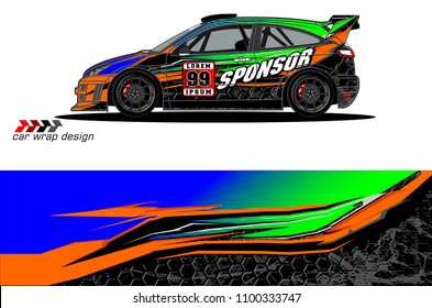 
car graphic background vector. abstract racing livery design for vehicle vinyl wrap 
