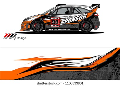 
car graphic background vector. abstract racing livery design for vehicle vinyl wrap 
