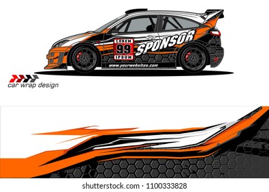 
car graphic background vector. abstract racing livery design for vehicle vinyl wrap 
