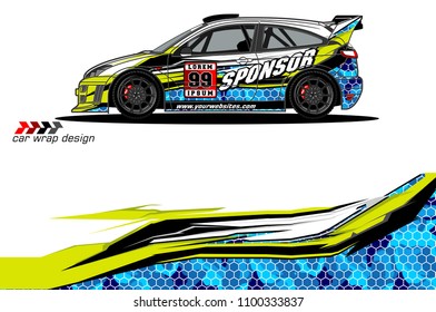 
car graphic background vector. abstract racing livery design for vehicle vinyl wrap 
