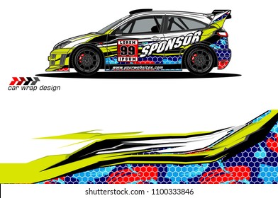 
car graphic background vector. abstract racing livery design for vehicle vinyl wrap 
