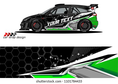 car graphic background vector. abstract racing livery design for vehicle vinyl wrap 