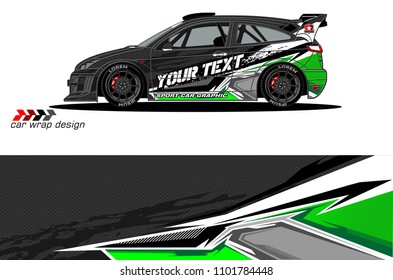 car graphic background vector. abstract racing livery design for vehicle vinyl wrap 