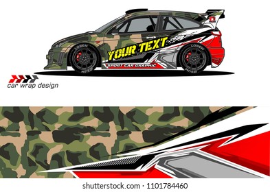 car graphic background vector. abstract racing livery design for vehicle vinyl wrap 