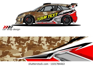 car graphic background vector. abstract racing livery design for vehicle vinyl wrap 