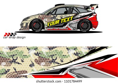 car graphic background vector. abstract racing livery design for vehicle vinyl wrap 