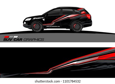 car graphic background vector. abstract racing livery design for vehicle vinyl wrap 