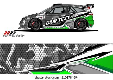 car graphic background vector. abstract racing livery design for vehicle vinyl wrap 