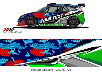 car graphic background vector. abstract racing livery design for vehicle vinyl wrap 