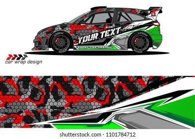 car graphic background vector. abstract racing livery design for vehicle vinyl wrap 