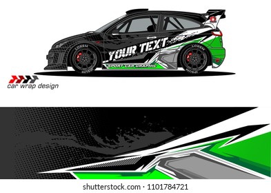 car graphic background vector. abstract racing livery design for vehicle vinyl wrap 