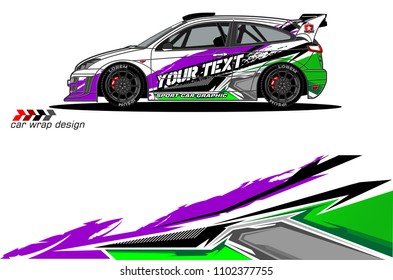 
car graphic background vector. abstract racing livery design for vehicle vinyl wrap 