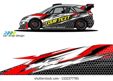 
car graphic background vector. abstract racing livery design for vehicle vinyl wrap 