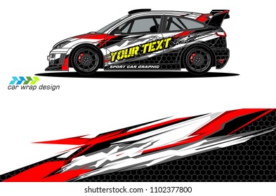 
car graphic background vector. abstract racing livery design for vehicle vinyl wrap 