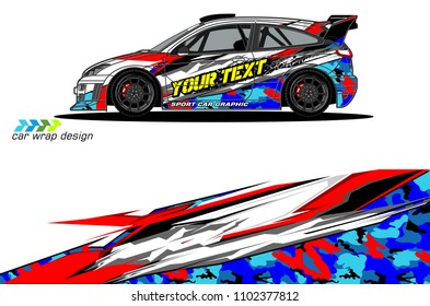 
car graphic background vector. abstract racing livery design for vehicle vinyl wrap 