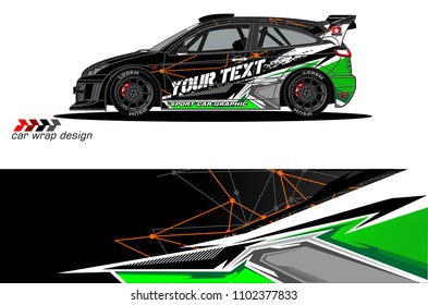 
car graphic background vector. abstract racing livery design for vehicle vinyl wrap 
