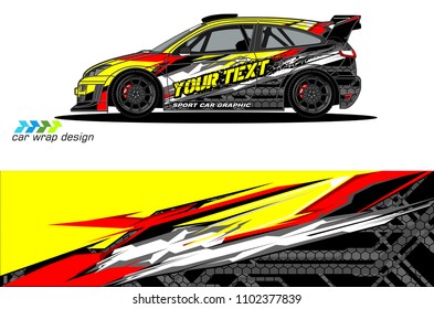
car graphic background vector. abstract racing livery design for vehicle vinyl wrap 